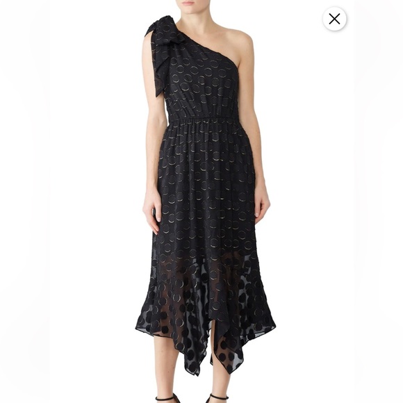 Monique Lhuillier Dresses & Skirts - Metallic Dot Dress ML Monique Lhuillier Size 4
